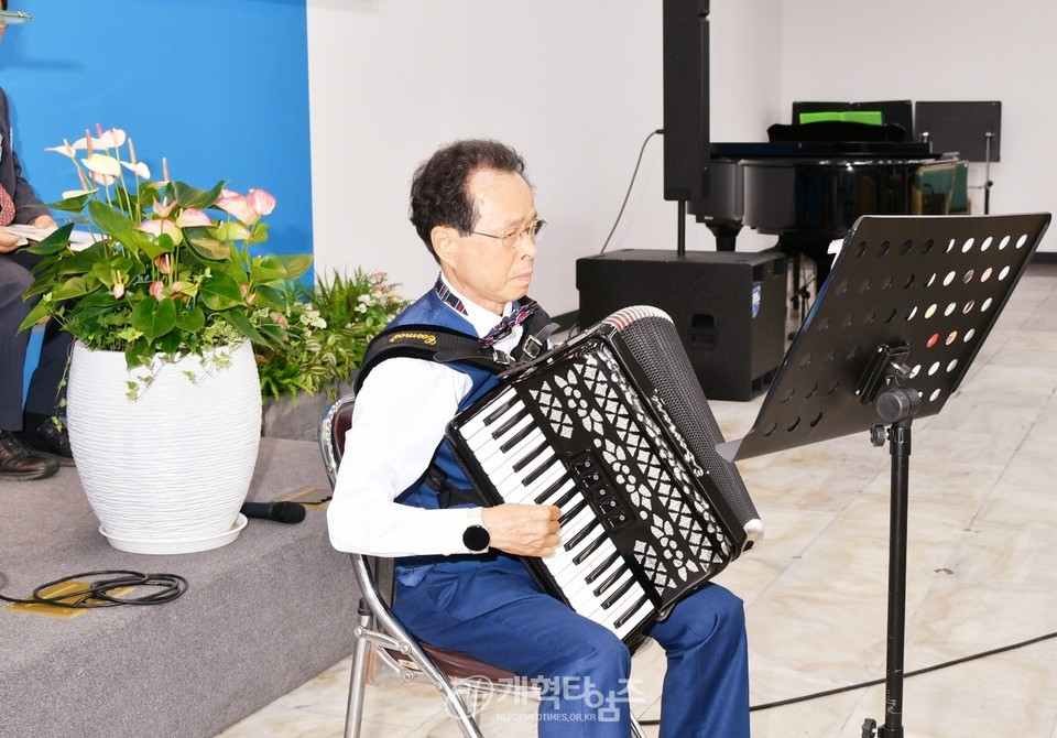 서울강남노회장로회, 이해중 장로 전국주교 수석부회장 후보추대 모습