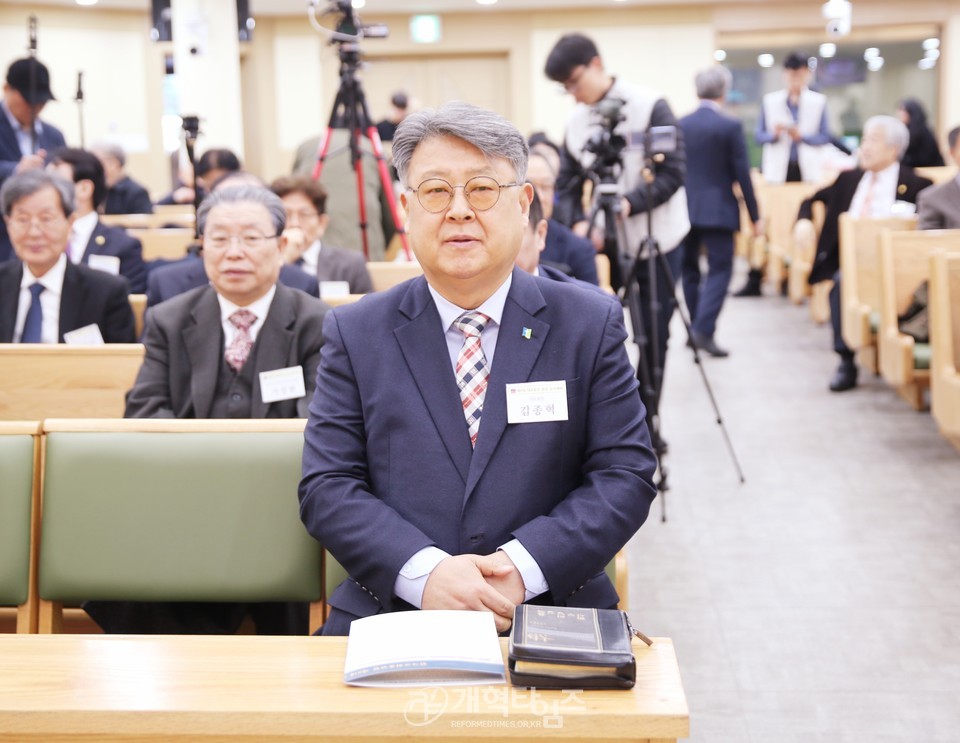 한교총 제8대 대표회장 김종혁 목사 취임 감사예배 모습