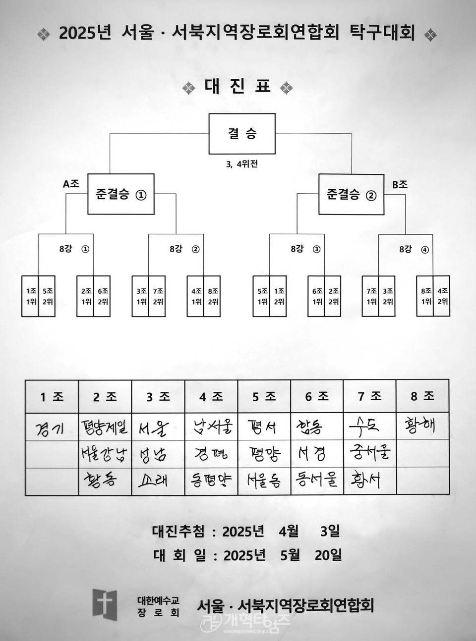 서울.서북지역장로회 고문ㆍ임원회의ㆍ중앙위원 연석회의 모습