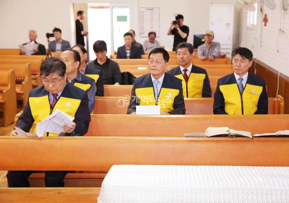 장봉생 부총회장 및 총회 임원, 영남 지역 산불 현장 방문 모습