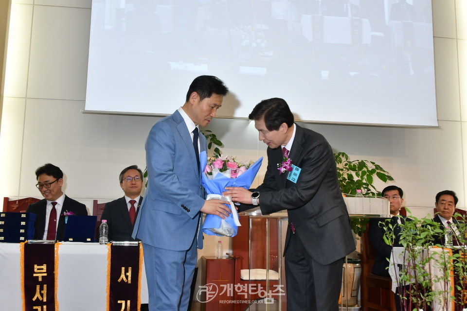 수도노회 제107회 정기회 모습