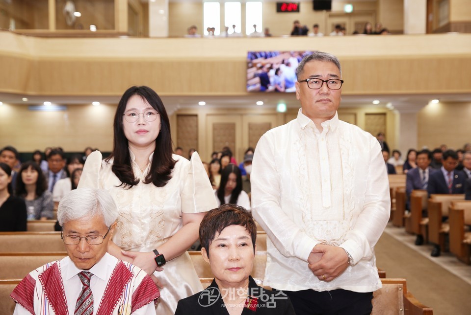 영광대교회, 설립 120주년 감사 및 선교사 파송식 모습