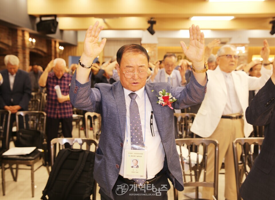 전국원로ㆍ은퇴장로회, 광복80주년 기념예배 및 월례회 모습