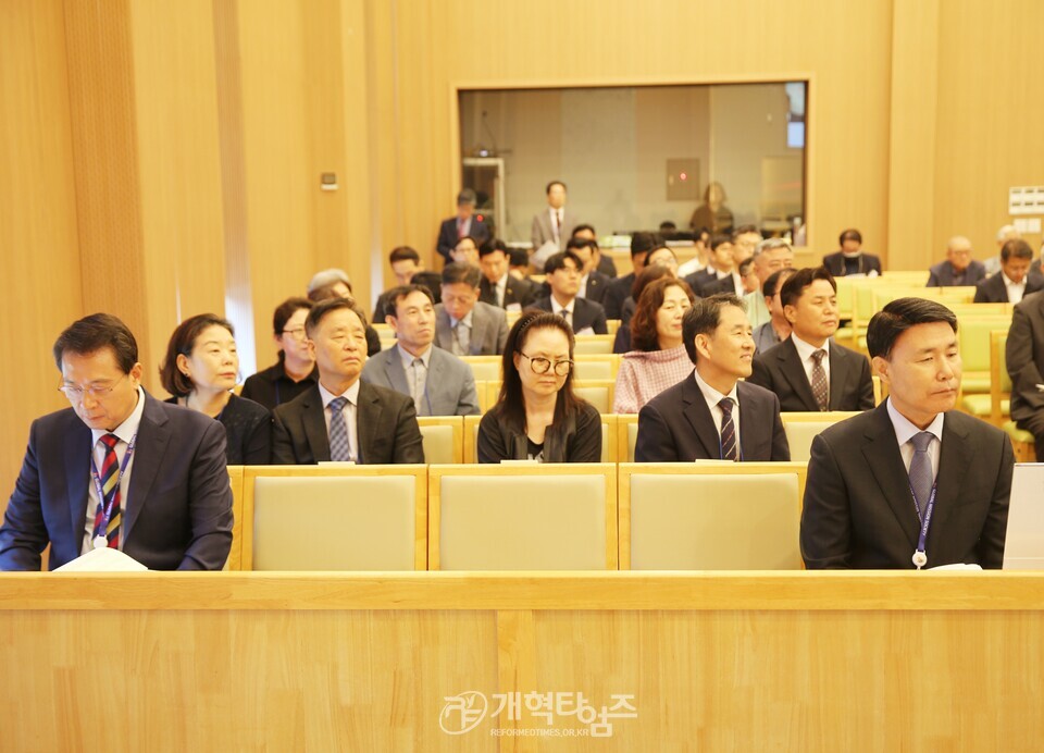 총회세계선교회 제28회 이사회 정기총회 모습